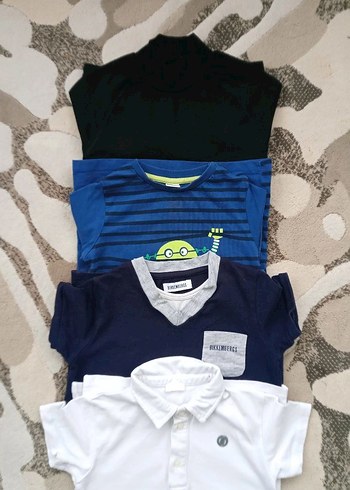 4 adet 2 yaş t-shirt