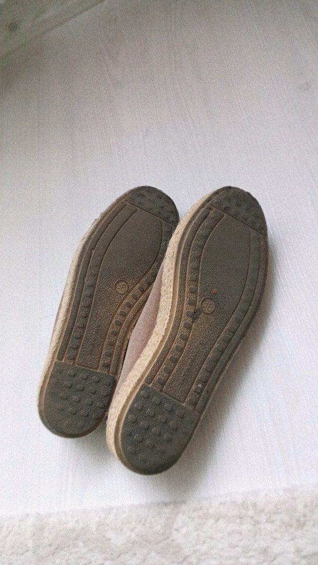 Yargıcı marka Bej Süet kadın 38 numara Espadril Ayakkabı - Görsel 4