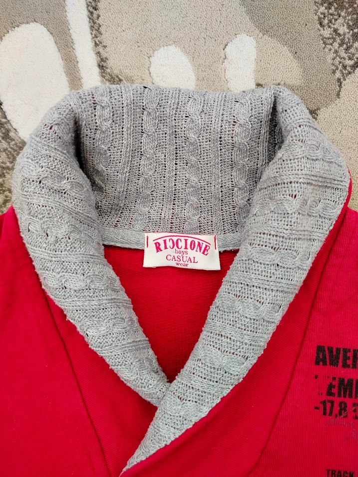 Kırmızı Erkek Çocuk Sweatshirt - Görsel 2