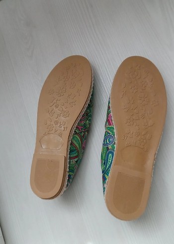 37 numara Renkli Rahat Kadın Babet - Görsel 6