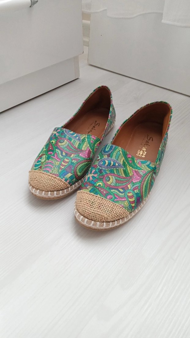 37 numara Renkli Rahat Kadın Babet - Görsel 2