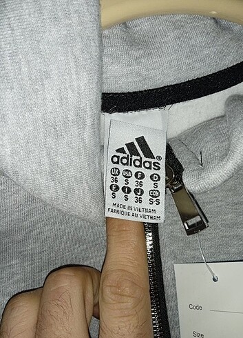 l Beden gri Renk #adidas #swet #kiskik #fermuarli #kışlikswet