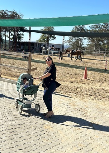 Siyah yeşil
 Casual Bebek arabası - Görsel 5