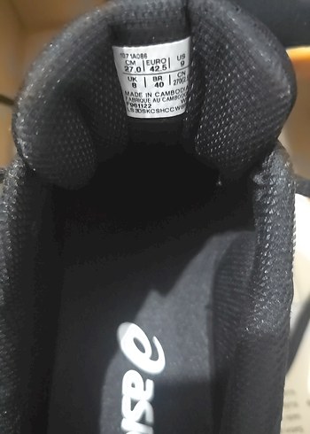 Erkek Siyah Asics Koşu Ayakkabısı - Görsel 2