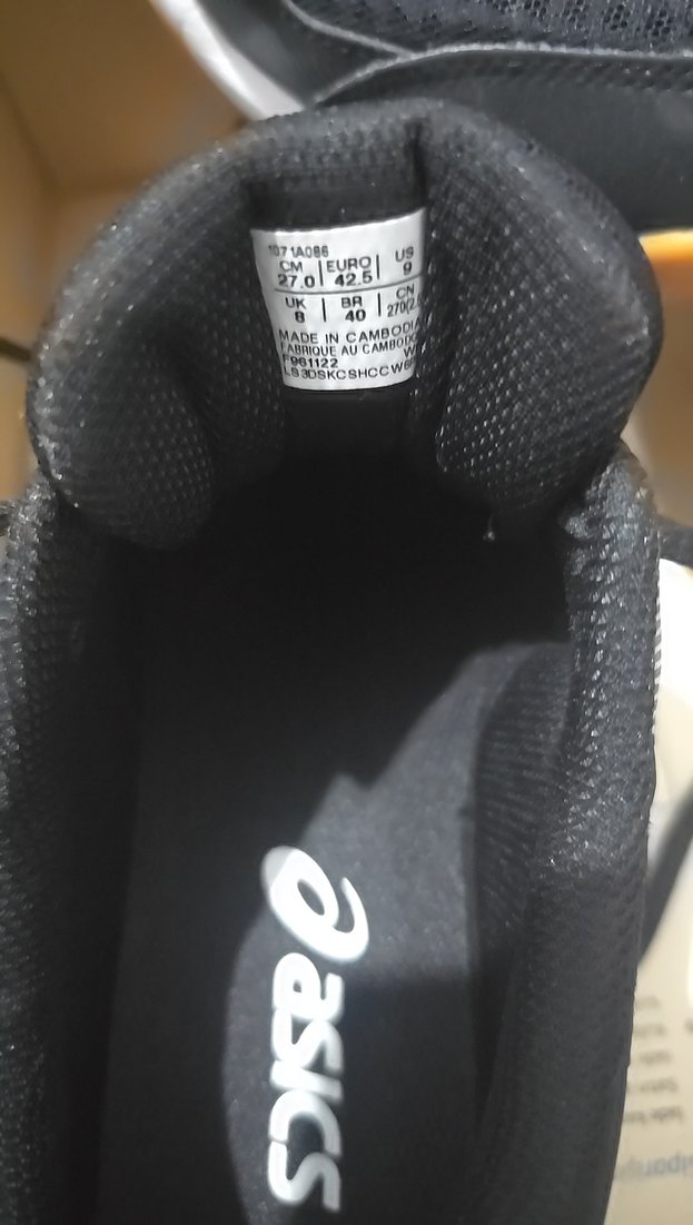 Erkek Siyah Asics Koşu Ayakkabısı - Görsel 2