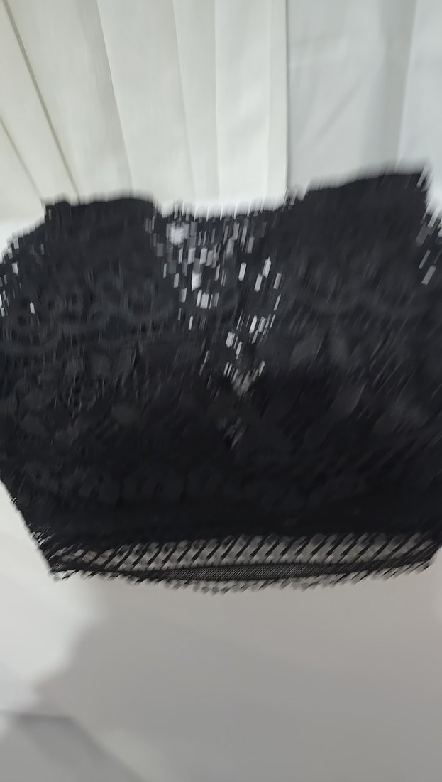 Siyah Nakışlı Gotik Mini Bralet - Görsel 2