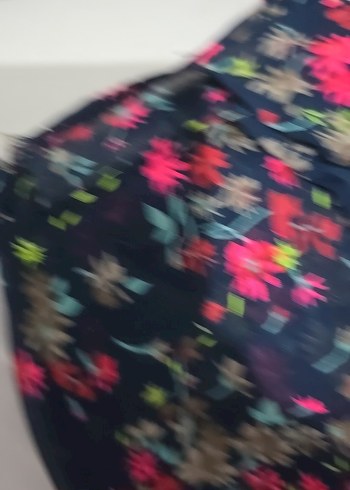 Çiçek Desenli Uzun Kadın Kimono - Görsel 3