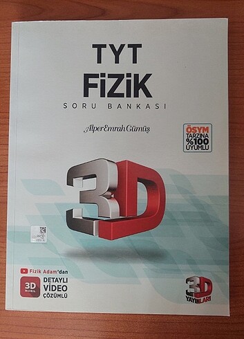 3D YAYINLARI TYT FİZİK SORU BANKASI 