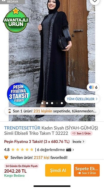 diğer Beden Etiketli triko takım