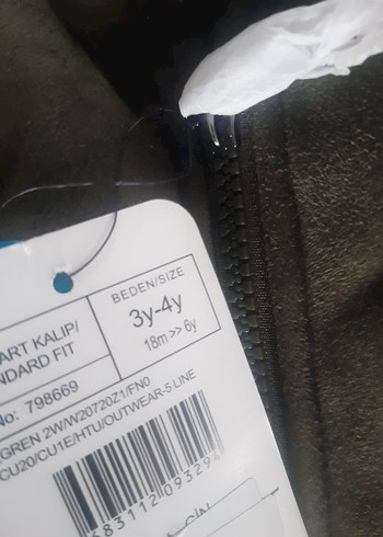 LCW 18m-6y Etiketli Su geçirmez Kaban - Görsel 3