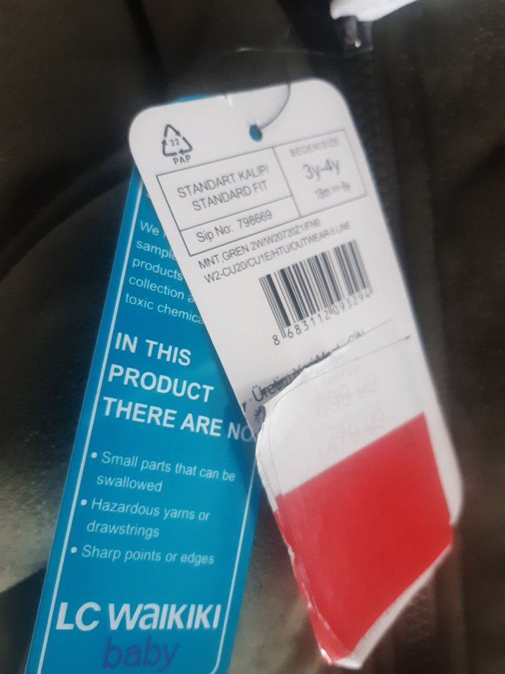 LCW 18m-6y Etiketli Su geçirmez Kaban - Görsel 2