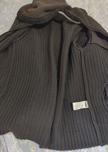 Mavi'den Köyü Gri Kapüşonlu Fermuarlı Erkek Hırka - Görsel 6