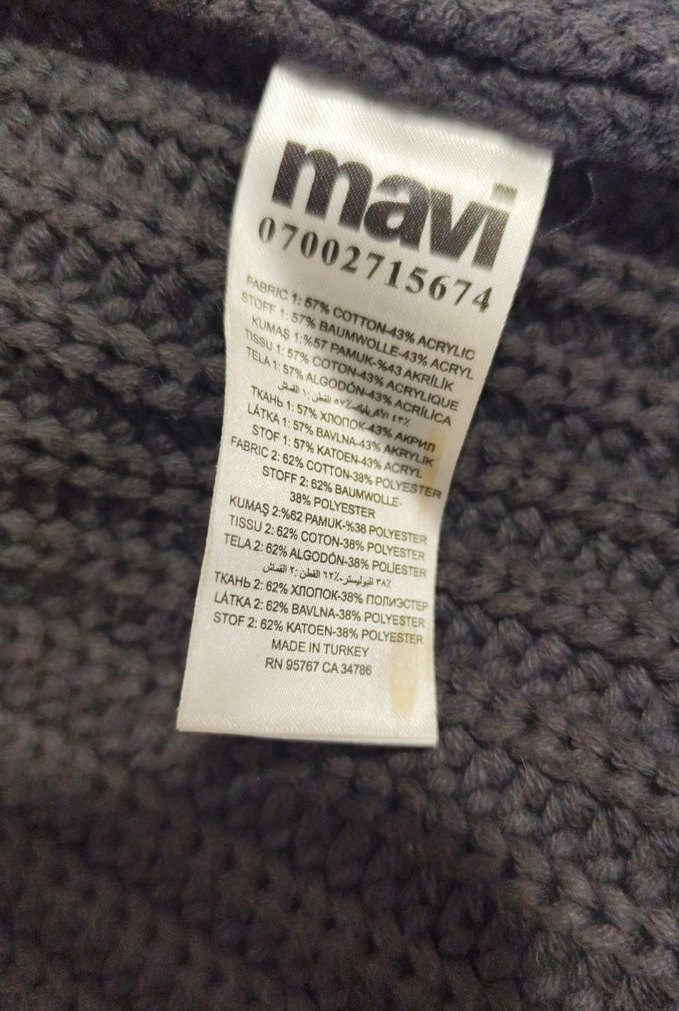 Mavi'den Köyü Gri Kapüşonlu Fermuarlı Erkek Hırka - Görsel 5