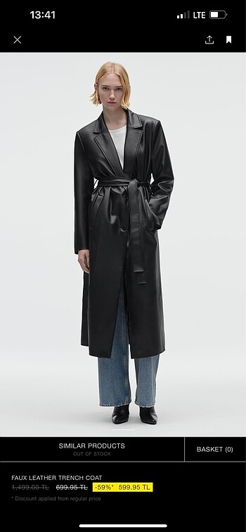 Zara deri trenckot