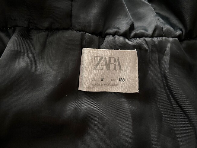 8 Yaş Beden Zara kız çocuk kaban