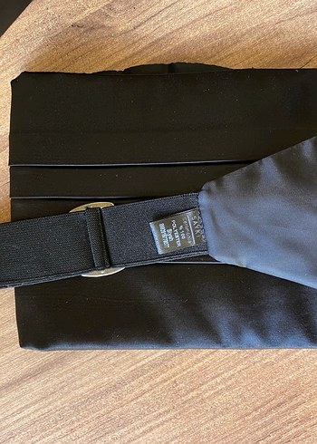 HATEMOĞLU DAMAT KUŞAK-PAPYON-MENDİL SETİ - Görsel 4