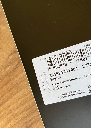 HATEMOĞLU DAMAT KUŞAK-PAPYON-MENDİL SETİ - Görsel 5