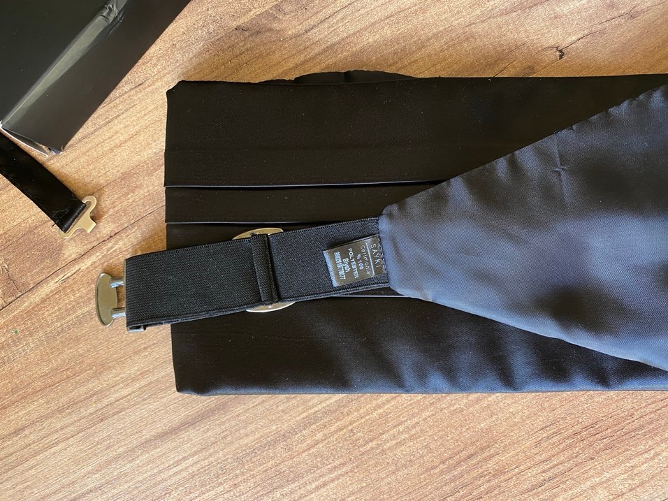 HATEMOĞLU DAMAT KUŞAK-PAPYON-MENDİL SETİ - Görsel 4