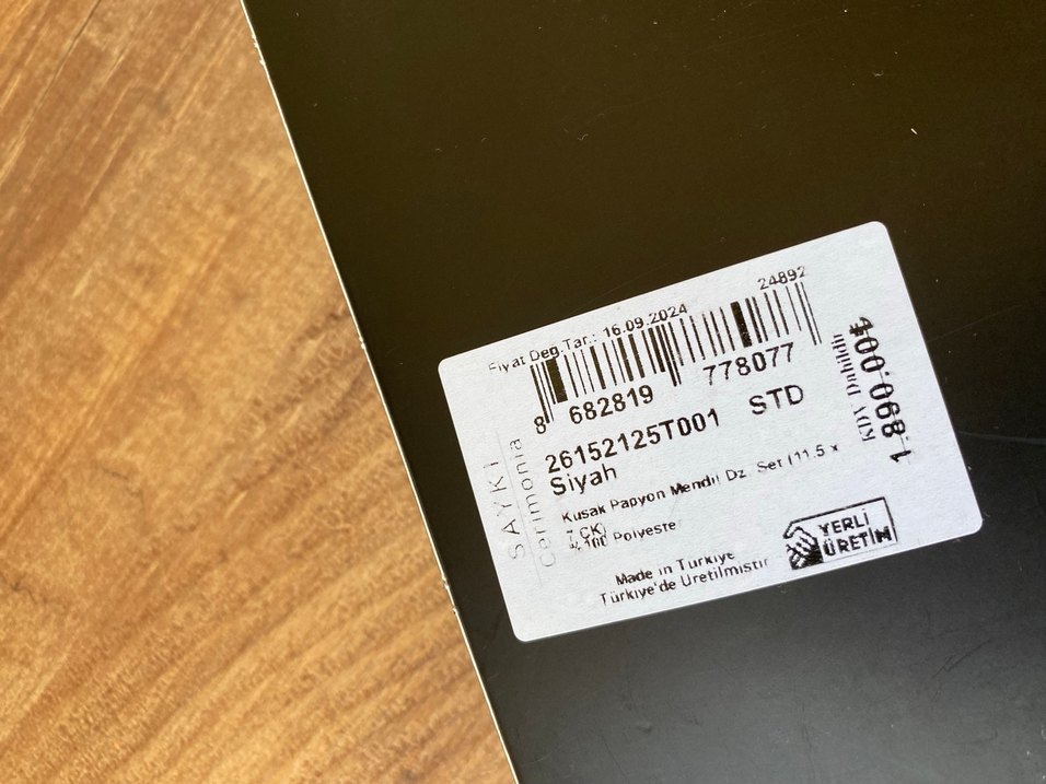 HATEMOĞLU DAMAT KUŞAK-PAPYON-MENDİL SETİ - Görsel 5