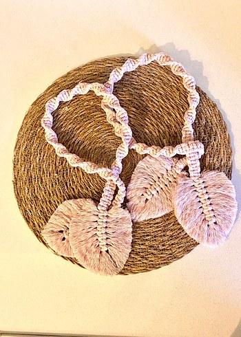 Pembe Bohem Nakışlı Perde Bağı 2ADET - Görsel 4