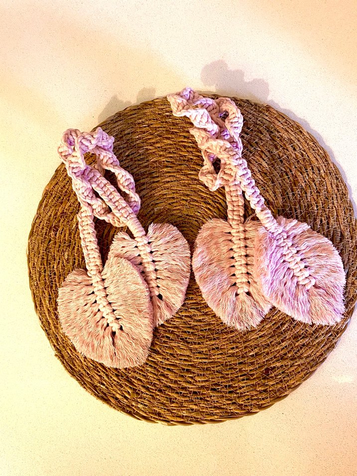 Pembe Bohem Nakışlı Perde Bağı 2ADET - Görsel 3