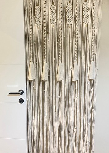 Bohem Beyaz Nakışlı Perde (SATILMIŞTIR) - Görsel 3