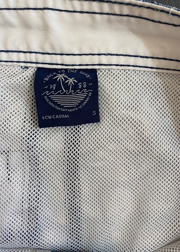 LWC Erkek Mavi Desenli Midi Yüzme Şortu - Görsel 4