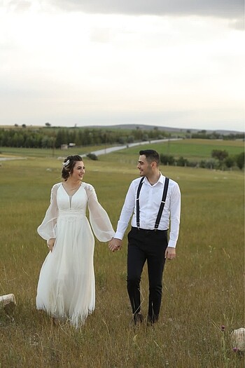 s Beden Beyaz Nişan-Nikah Elbisesi