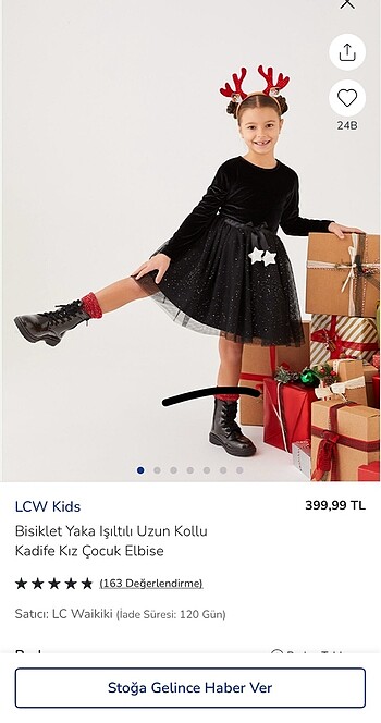 6 Yaş Beden siyah Renk Elbise