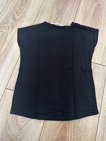 4 Yaş Beden siyah Renk Kız çocuk tShirt