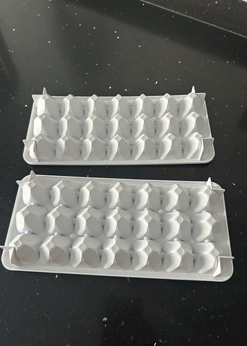 Diğer Beyaz Plastik Buz Kalıbı 2'li Set
