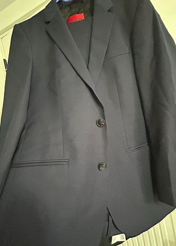 Hugo Lacivert Düğmeli Erkek takım - Görsel 8