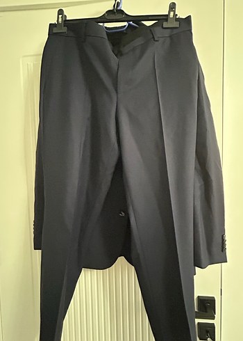 Hugo Lacivert Düğmeli Erkek takım - Görsel 10