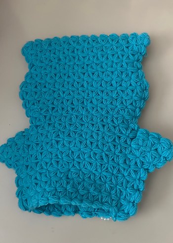 Turkuaz Renkli Ayıcık Tasarımlı Banyo Lifi - Görsel 3