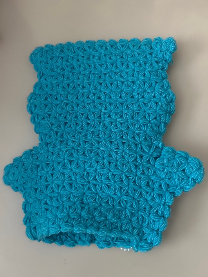 Turkuaz Renkli Ayıcık Tasarımlı Banyo Lifi - Görsel 3