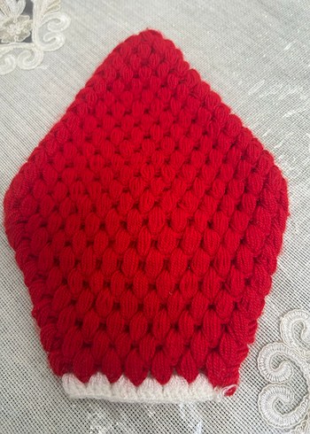 Kırmızı Çiçek Detaylı Banyo Lifi - Görsel 2