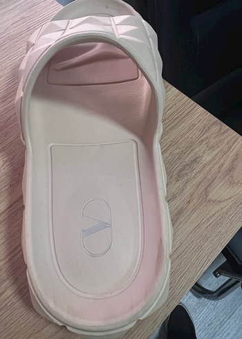 Krem renkli  valentıno erkek 42 numara Terlik - Görsel 2