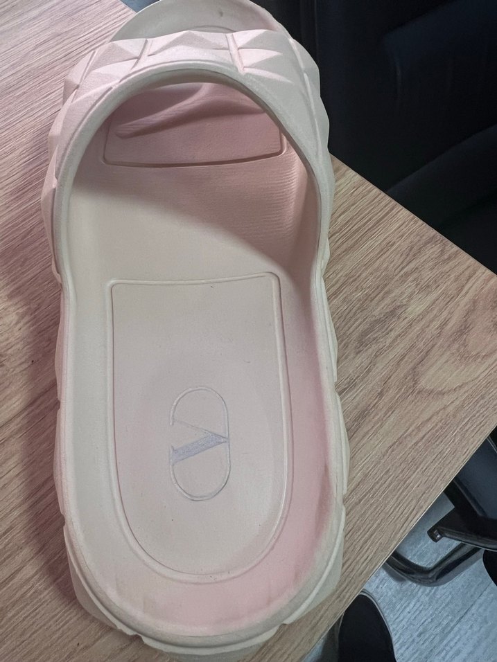 Krem renkli  valentıno erkek 42 numara Terlik - Görsel 2