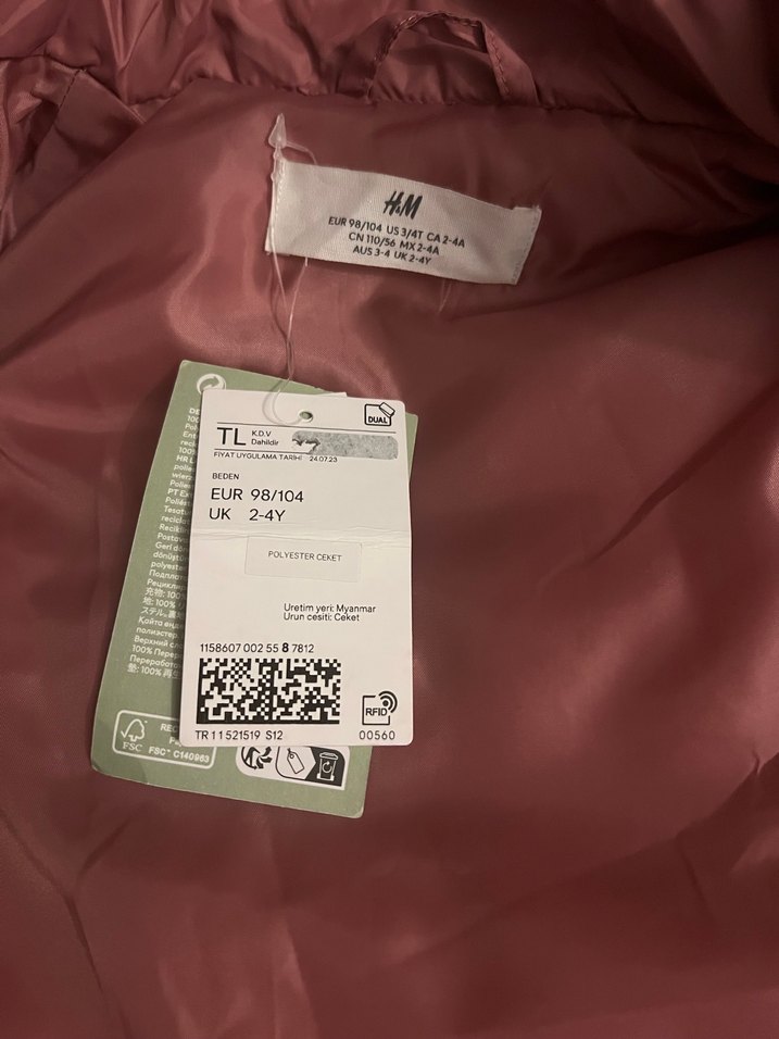 H&M marka kız çocuk şişme yelek - Görsel 4