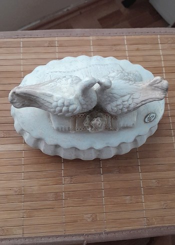 American Vintage Dekoratif Kutu Malzemesi Mermer Tozu Olabilir İtalya Etiketli