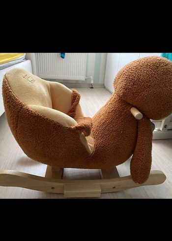 Kahverengi Peluş Ayıcık Sallanan Oyuncak - Görsel 3