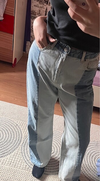 36 Beden iki renkli jean