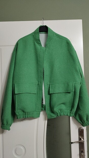 l Beden yeşil Renk Chanel bomber ceket