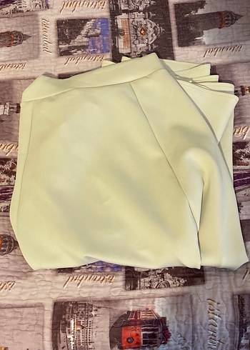 Bej Kadın Alt Üst Etekli Takım - Görsel 3