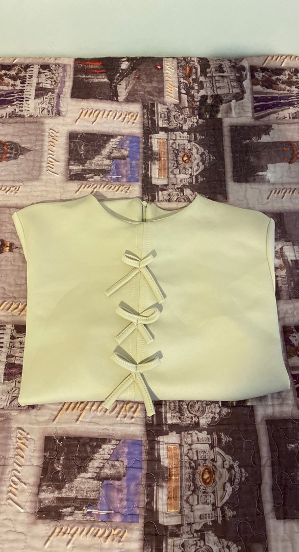 Bej Kadın Alt Üst Etekli Takım - Görsel 2