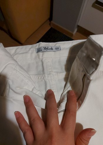 Diğer Düğmeli Beyaz Kadın Uzun Etek kesik model bej kot etek taşlı