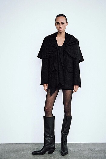 Zara atkılı blazer