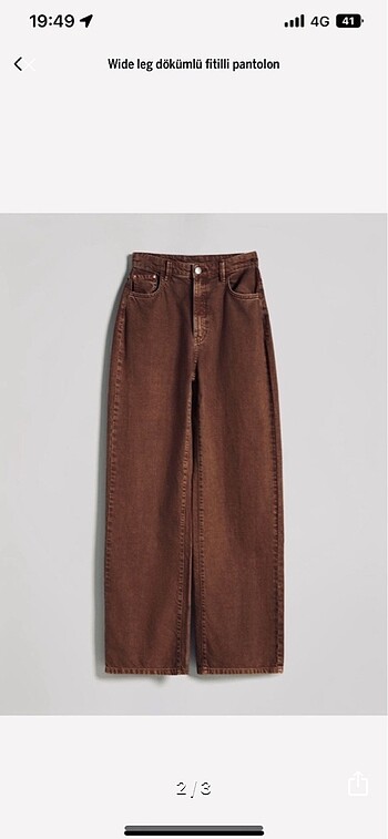 Bershka Wide Leg Jean
