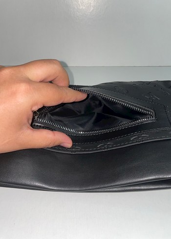 Beden Louis Vuitton baskılı üç gözlü unisex erkek el çantası