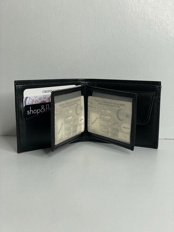 Siyah Lacoste Erkek Cüzdanı - Görsel 3